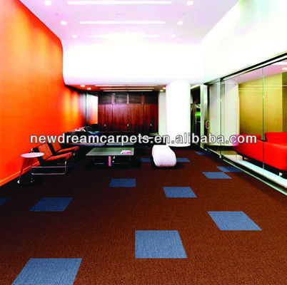 100x100 Μεγέθους Loop Stack Office Fireproof Carpet Tile για το Canton Carpet Κατασκευασμένο