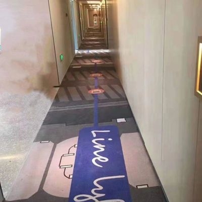 Εμπορικά πατώματα πυρόστακτο χαλί Wilton με μοντέρνο στυλ
