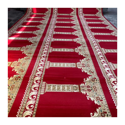 80% Wool 20% Nylon Machine Woven Carpet for Mosque Prayer Προσαρμοσμένα μοτίβα 4*25 Roll