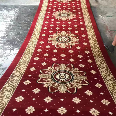 80% Wool 20% Nylon Machine Woven Carpet for Mosque Prayer Προσαρμοσμένα μοτίβα 4*25 Roll