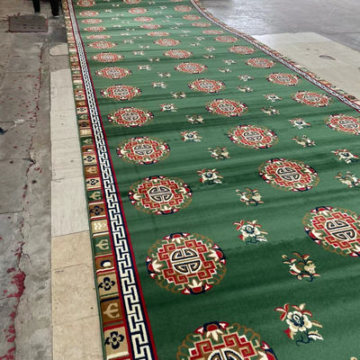 OEM ODM Προσαρμοσμένα μοτίβα 4 * 25 Roll Axminster Mosque Προσευχητικό χαλί για Μουσουλμανικό τζαμί