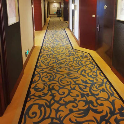 Ακρογωνιαίος WILTON 4m πυρόστακτο νάιλον τοίχος προς τοίχο χαλί για εμπορικά κτίρια