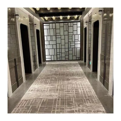 Μηχανική κατασκευή 4m Flat Cut Nylon Wall to Wall Carpet για εμπορικά πατώματα πυρόστακτα