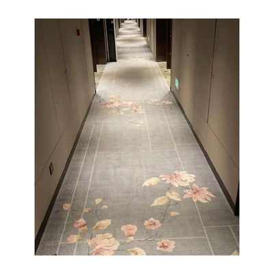 Μηχανική κατασκευή 4m Flat Cut Nylon Wall to Wall Carpet για εμπορικά πατώματα πυρόστακτα