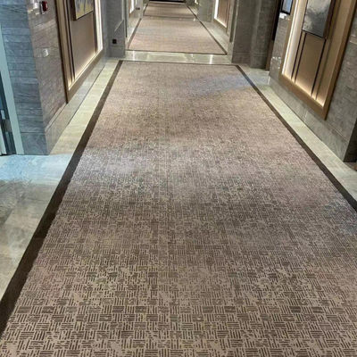 Μηχανική κατασκευή 4m Flat Cut Nylon Wall to Wall Carpet για εμπορικά πατώματα πυρόστακτα