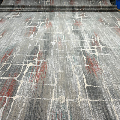 Αντιστρέψιμο γεωμετρικό μοτίβο 80%Wool 20%Nylon Broadloom Machine Made Axminster Carpet