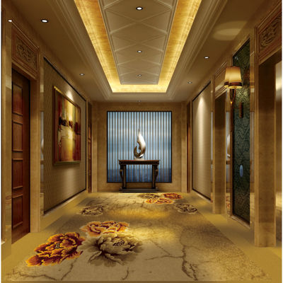 7*11 Δυνατότητα Wool και Nylon Axminster Casino Carpet για τοποθέτηση από τοίχο σε τοίχο