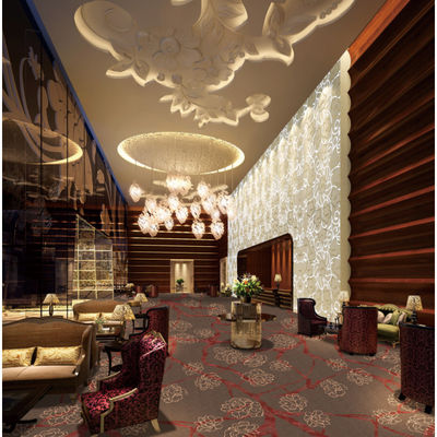 7*11 Δυνατότητα Wool και Nylon Axminster Casino Carpet για τοποθέτηση από τοίχο σε τοίχο