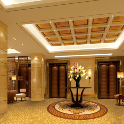 Τείχος προς τοίχο Luxury Axminster Carpet για ξενοδοχείο Συνολικό βάρος 3kg/τ.μ. και κόψιμο στοίβας