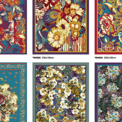 Τείχος προς τοίχο Luxury Axminster Carpet για ξενοδοχείο Συνολικό βάρος 3kg/τ.μ. και κόψιμο στοίβας