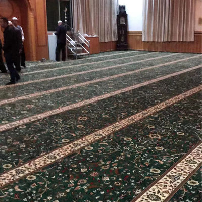 Δωμάτιο συνεδριάσεων Μουσουλμανικό σχεδιασμό τζαμιού Προσευχητικό χαλί με σχέδιο παζλ και προσαρμοσμένο μέγεθος