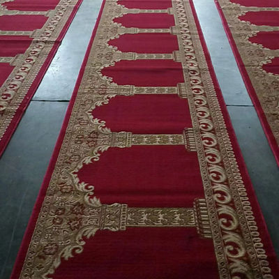 80% μαλλί και 20% νάιλον Masjid Προσευχή χαλί για Custom Μουσουλμανικό σχέδιο τζαμιού