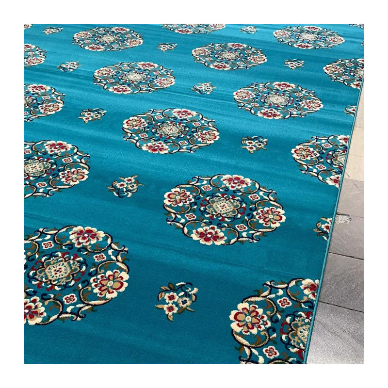 OEM ODM Προσαρμοσμένα μοτίβα 4 * 25 Roll Axminster Mosque Προσευχητικό χαλί για Μουσουλμανικό τζαμί